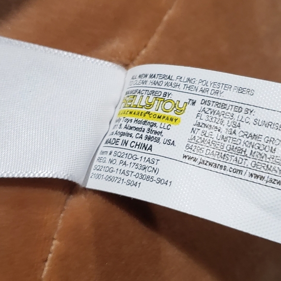 Squishmallows Dog Bernie Plush Toy Kellytoy - Picture 4 of 7